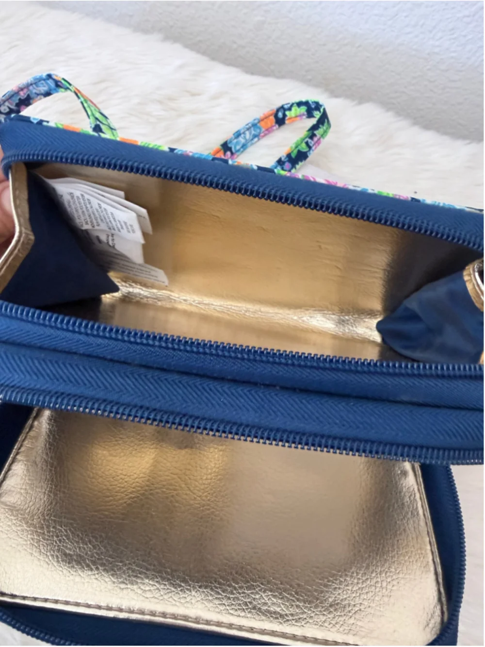 NWT Disney Parks x Lilly Pulitzer Crossbody Bag Purse Blue Mickey